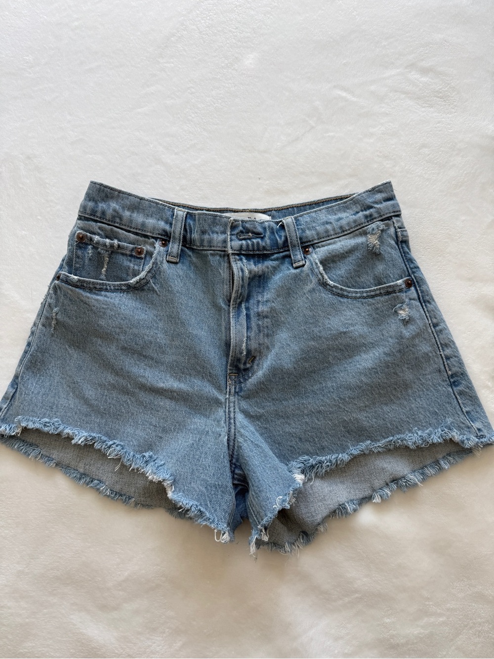 Abercrombie High Rise Denim Shorts